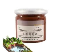 Miniature Basing Material - Earth Texture Sand Effect, Base Filler Natural Desert Landscape for Realistic Terrain Display Fine Grain Craft Powder for Diorama Projects Tabletop Scenery