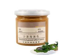 Miniature Basing Material - Earth Texture Sand Effect, Base Filler Natural Desert Landscape for Realistic Terrain Display Fine Grain Craft Powder for Diorama Projects Tabletop Scenery