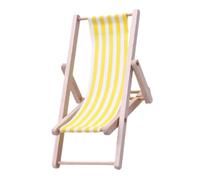 Miniature Beach Chair - Foldable Furniture Accessories Lounge Model | Lounge Deck Chair Home Desk Garden Decor Plant Pool Decor Miniature Garden Potted Landscape Plant Decoration