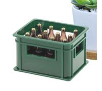 Miniature Beer Bottles Box - Miniature Wine Bottles Ornaments, Photo Prop Décor | for Men, Table Decoration, Fairy Garden, Pub, Bar Display, Accessories, Party, Home Collectibles