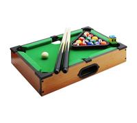 Miniature Billiards Table, Compact Game Room Pool, 13.58x9.06x2.87 Inches Complete Accessories Set, Fun Family Entertainment for School, Family Gatherings, Travel, Outdoor Use