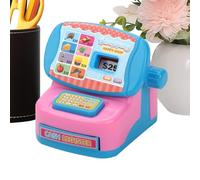 Miniature Cash Register Toy | Fine Motor Skills Building,Pre Tend Play C lassic Count Toy | for Students Boys Girls Preschoolers Home Playroom Classroom