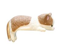 Miniature Cat Figurines - Cute Computer Monitor Decor, Realistic Tiny Cat Statues | Aquarium Garden Landscape Decoration, Party Car Bookshelf Display, Desktop Workplace Companion for Home Office