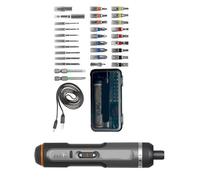 Miniature Cordless Power Screwdriver 7 Adjustable Torques Setting Built In Battery Magnetic Tip For Craft Projects Cordless Drill Screwdriver