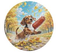 Miniature Dachshund 195 Piezas Rompecabezas Infantil Animales Formas Especiales Cute Pet Animals Puzzle Niños Kinder Können Es Nicht Machen Educativo Portátil Regalo 195 PCS