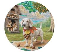Miniature Dachshund Rompecabezas Educativo 195 Piezas Animales Formas Únicas Cute Pet Animals Puzzle Niños Juguete Educativo para Decoración del Hogar Decoración 195 PCS
