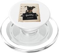 Miniature Doberman Pinscher Dog mug Shot Bad Dog PopSockets PopGrip para MagSafe