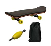 Miniature - Finger Skate Board for Skill Adquisition | Ligneous Frame with Torsional Logic, High Fidelity Bearing Hub & Fully Enclosed Nodes for Students and Adults