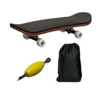 Miniature - Finger Skate Board for Skill Adquisition | Ligneous Frame with Torsional Logic, High Fidelity Bearing Hub & Fully Enclosed Nodes for Students and Adults