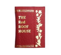 Miniature House Kit, 1:12 Tiny Figures Set, 0.98x0.75 Inches DIY Kit with Cute Accessories, Sturdy Mini Craft, Doll House Kits with Detailed Design, Hobby Kits for Home Library