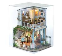 Miniature House Kit - Wooden Miniature House Kits For Adults | Mini Houses Building Kit, Parent-Child Bonding Activity Wooden Craft Toys For Teens Children Kids Women Teenagers Family