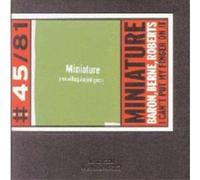 Miniature I Can't Put My Finger On It (CD) Album (Importación USA)