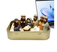 Miniature Nativity Scene | 3D Printing Religious Statues Tin Box