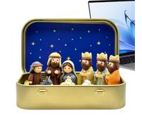 Miniature Nativity Scene | 3D Printing Religious Statues Tin Box