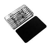 Miniature Painting Holder, 12 Pieces Miniature Tools Base Stand Adjustable Model Painting Stand for Workshop Hobby School Dormitory Hotel Office Crafts