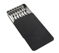 Miniature Painting Holder, Bendable Model Stand, 6.54x4.06x0.83 Inches Base Tool with Iron Clips, Hobby Organizer, Craft Accessory with Rubber Grip, Workshop Storage for Dormitory School