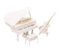 Miniature Piano Model, Detailed Exquisite Safe, Playhouse Decoration | Piano Room House Decoration for Children's Day Birthday Easter, Exquisite Workmanship