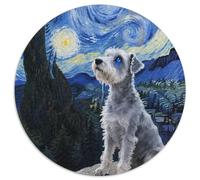 Miniature Schnauzer 1000 Pieces Jigsaw Puzzles For Adults Educational Games Stress Relieving Entertainment Exercise The Memory of The Brain For Adults Gifts 1000pcs (67.5x67.5cm)