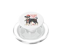 Miniature Schnauzer Christmas Too Cute For The Naughty List PopSockets PopGrip para MagSafe