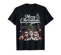 Miniature Schnauzer Christmas Tree Decorations Dog Lover Camiseta