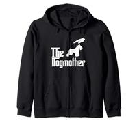 Miniature Schnauzer Dog Mom The Dogmother Funny Dogs Lovers Sudadera con Capucha