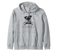 Miniature Schnauzer Funny Dog Owner Sudadera con Capucha