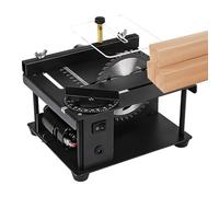 Miniature Table Saw, 7,48 x 6,3 x 5,12 pulgadas Saw with 7-Speed Adjustable Build, DIY Hobbyist Saws, Metal & Wood Craft Tool with Industrial Style, Accessory for Model Making & Home Workshops