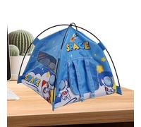Miniature Tent - 16x17cm Fabric Realistic Pretend Furniture Toy Set, Imaginative Decorative Camping Style Accessory | Kids Girls Hobbyist Playroom Nursery Desktop Shelf Display