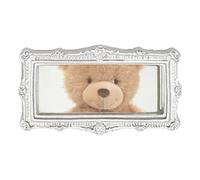 Miniature Toy House - Mirror Resin Square Furniture | Miniature Mirror for Crafts Art, Wall, Tabletop, Bedroom, Vanity Toy, House, Scene or Display Use, 4.2x2.5x0.6cm