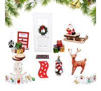 Miniatures Diorama Accessories For Christmas Display Scenes