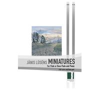 Miniatures: Full Score and Flute Part for Flute or Bass Flute and Piano