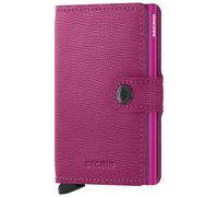Secrid Miniwallet Crisple Funda para tarjetas de crédito Cartera de piel RFID 6,5 cm fuchsia (MC-Fuchsia)