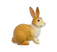 Miniblings Broche Conejo Conejito Conejo de Pascua Conejo de Conejito Blanco Cuello - joyería Hecha a Mano de Manera I Pin del botón de Pernos