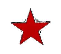 Miniblings Broche de estrella esmaltado Che Cuba rojo - hecho a mano - Pin