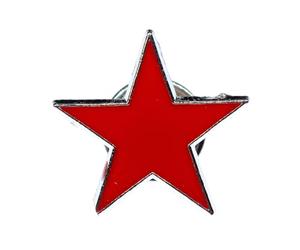 Miniblings Broche de estrella esmaltado Che Cuba rojo - hecho a mano - Pin