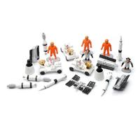 Miniblings Juego de 20 figuras de juguete Space Set Spaceman Moon Universe Shuttle