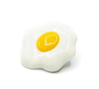 Miniblings Pan Frito Broche de Huevo Pin Pin del botón Huevos