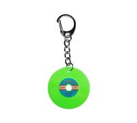 Miniblings Record llaveros Música DJ Green - Hecho a Mano Joyas de Moda I I Colgante Llavero Llavero