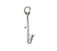 Miniblings saxofon llaveros de Plata saxofonista de Jazz saxofon + Box - Hecho a Mano joyería de Moda I I Colgante Llavero Llavero