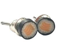 Miniblings sushi pendientes pendientes Comer Japon Maki peces Asia 4 - hechos a mano pendientes de joyería de moda pendientes conecto
