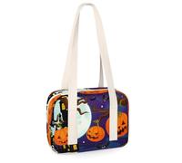 Minibolsa de deporte con diseño de calabazas de Halloween, ligera, informal, para viajes, para niños, mujeres y hombres