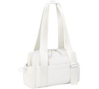 Minibolsa de deporte para mujer y niña, impermeable, pequeña bolsa de viaje con compartimento húmedo, bolsa de viaje ligera para yoga, deporte y natación, Blanco, medium, Deportivo