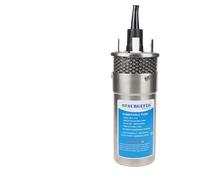 Minibomba de agua sumergible solar de 12 V/24 V con gran caudal de elevación de 70 m, for lavado de autos, limpieza de sentinas, jardín al aire libre, pozo profundo, 12 24 V