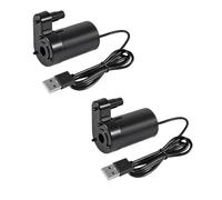 Minibomba de agua sumergible USB de 3-5 V, de bajo ruido y sin escobillas, for acuarios, peceras, estanques, fuentes, sistemas hidropónicos y jardines.