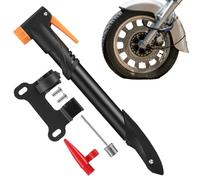 Minibomba de Bicicleta - Bomba de pie y Manual | Bomba de Aire de Alta presión de 120 PSI con válvulas y, inflador portátil para balones Deportivos, y Bicicleta de montaña