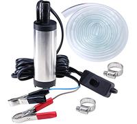Minibomba sumergible de 12 V, bomba de aceite, bomba de sentina, bomba de agua pequeña, para aceite calefactor diésel, 38 mm, mini bomba para acuario, cambio de agua, caravana, tanque ibc con manguera