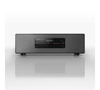 Minicadena Bluetooth 40W, 2 Altavoces, DAB/FM, CD, USB, Ecualizador Personalizable, Negro