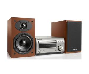 Minicadena Denon D-M41 60W RMS Bluetooth Radio DAB/FM CD Plata