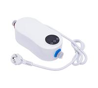 Minicalentador de agua eléctrico para montaje en pared, calentador de agua instantáneo, 5500 W, indicador de temperatura, incluye cabezal de ducha y manguera, ahorro de espacio para cocina, baño