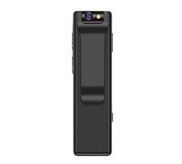 Minicámara corporal de alta definición con lente giratoria, resolución FHD 1080P con visión nocturna para una vigilancia y seguridad óptimas,